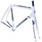 Cannondale CAAD8 Frame and Fork 56cm White/Blue/Black Dented Top Tube