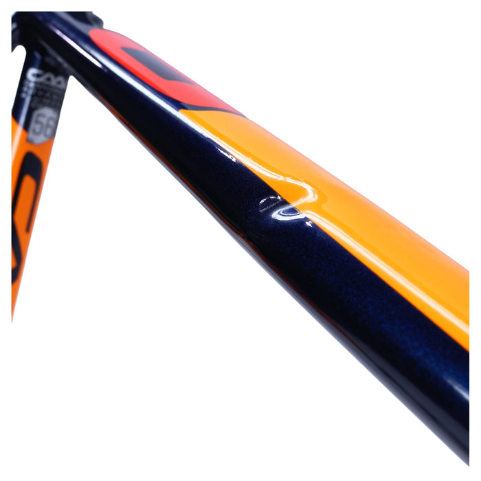 Cannondale CAAD8 Blue/Orange/Red 56cm Major Top Tube Dent Road Bike Frame