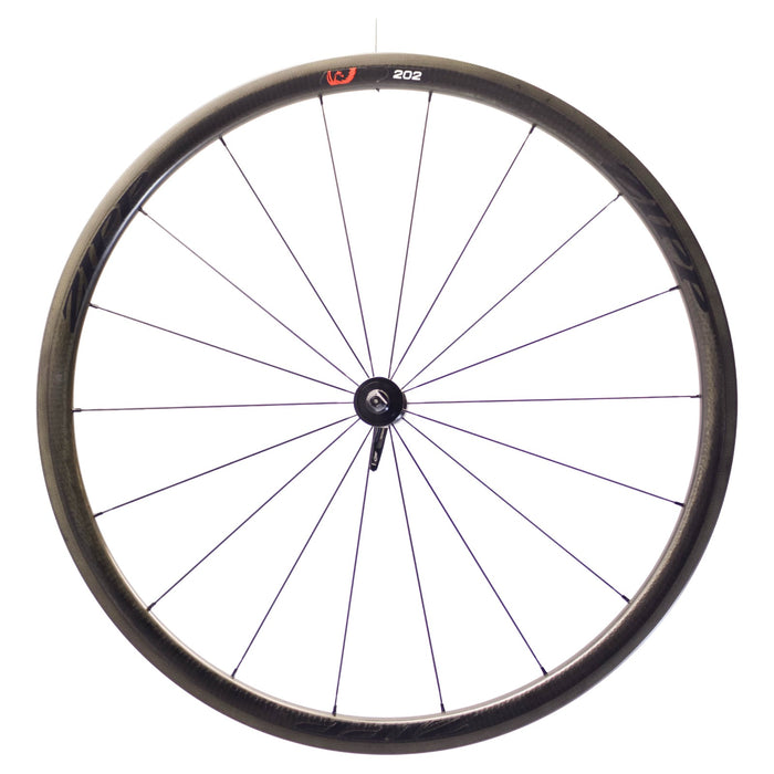 NOS Zipp 202 Firecrest Carbon Clincher Pair 10/11 Speed HG Body Black Decal