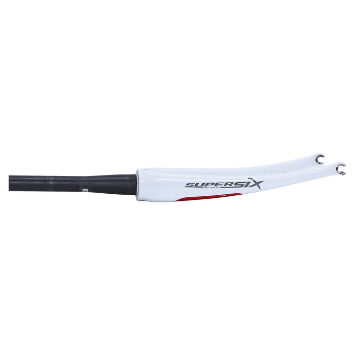Cannondale SuperSix Hi-Mod Carbon Fork 1.5" Tapered White and Red Used