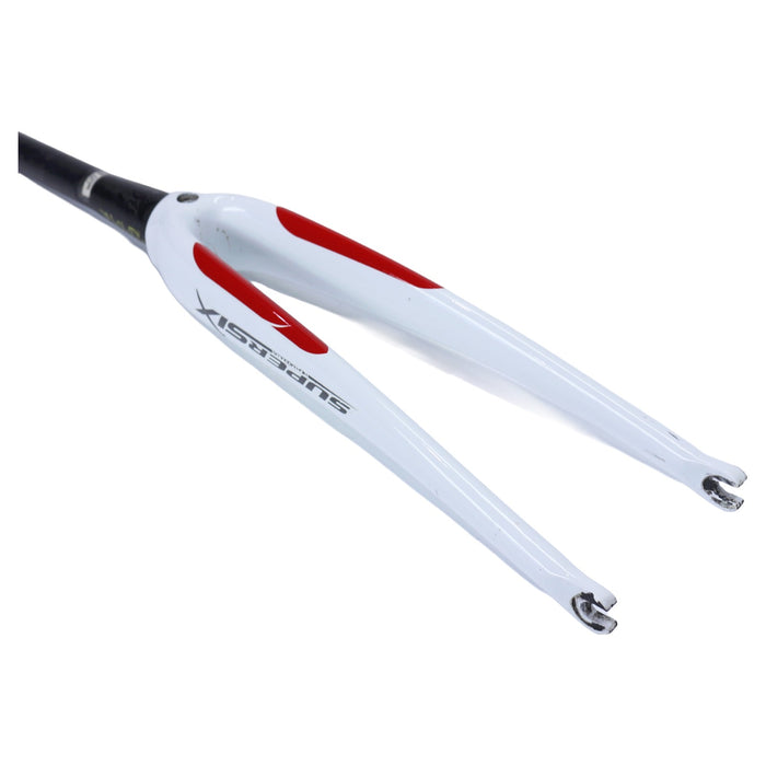 Cannondale SuperSix Hi-Mod Carbon Fork 1.5" Tapered White and Red Used