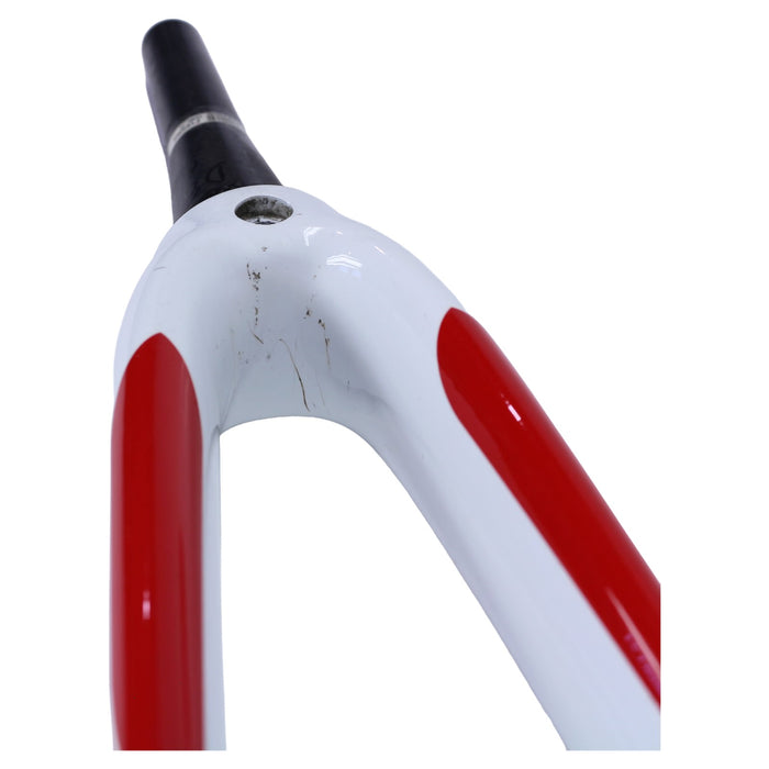 Cannondale SuperSix Hi-Mod Carbon Fork 1.5" Tapered White and Red Used