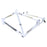 Cannondale Quick Speed 2 Medium White/Gold Recreation Bike Frame