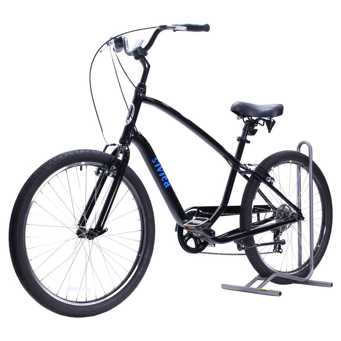 Schwinn Sivica 7 Aluminum Black Hybrid/City/Cruiser Bike - S37257M10OS