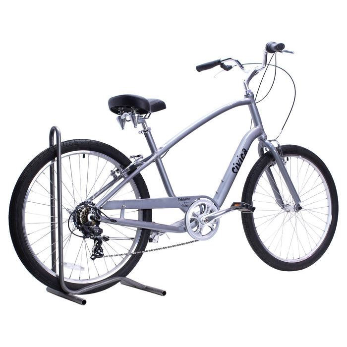 Schwinn Sivica 7 Aluminum Grey Hybrid/City/Cruiser Bike - S37257M60OS