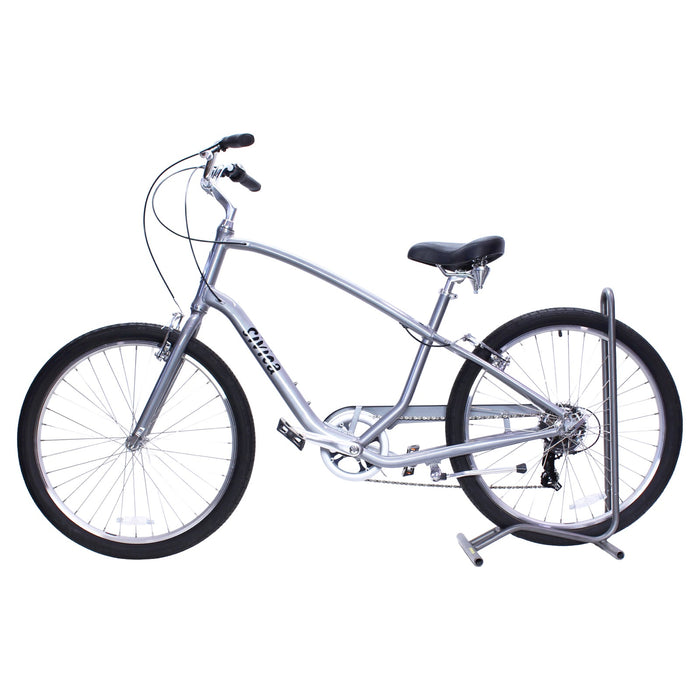 Schwinn Sivica 7 Aluminum Grey Hybrid/City/Cruiser Bike - S37257M60OS