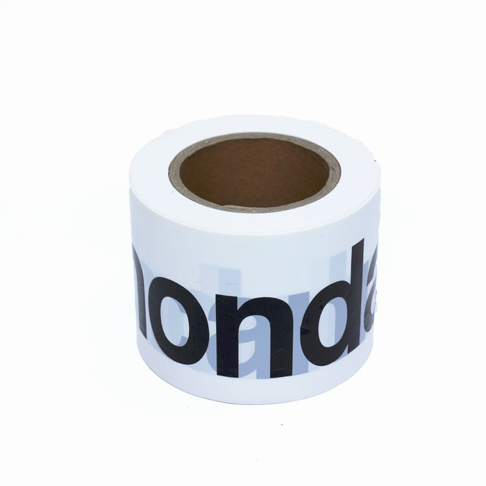 Cannondale Logo Event Barrier Race Tape 100 Meter Length White/Black CBM109U30OS