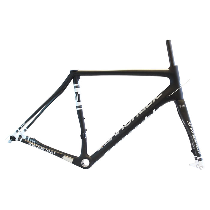 NOS Cannondale 2015 Synapse Hi-Mod Carbon Disc Road Frame + Fork 51cm BBQ Black