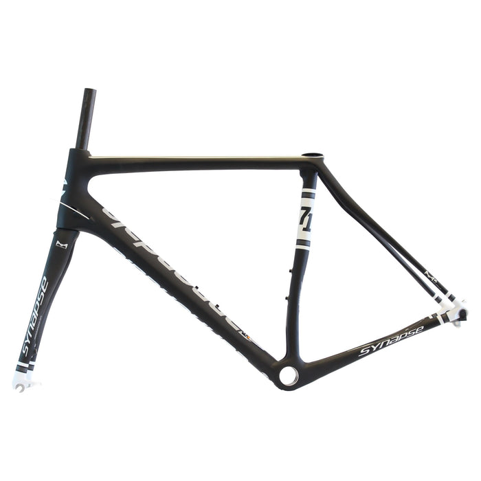 NOS Cannondale 2015 Synapse Hi-Mod Carbon Disc Road Frame + Fork 51cm BBQ Black