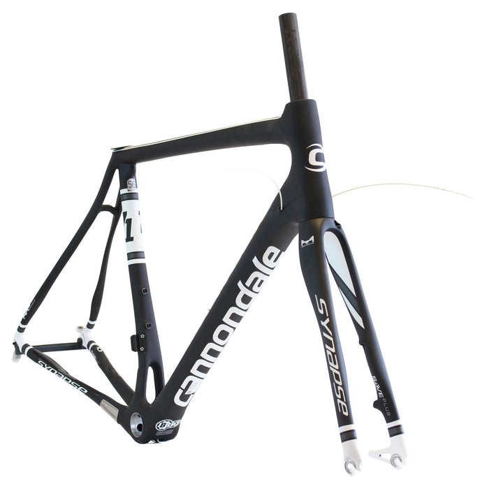 NOS Cannondale 2015 Synapse Hi-Mod Carbon Disc Road Frame + Fork 51cm BBQ Black