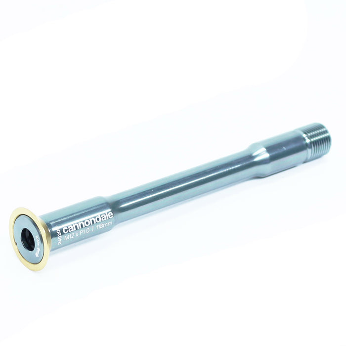 Cannondale SL Syntace Front Thru Axle 100x12 118mm M12x1.0P Silver K8300410