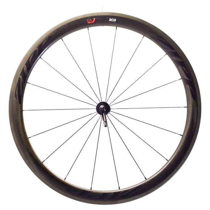 NOS Zipp 303 Firecrest Carbon Clincher Pair 10/11 Speed HG Body Black Decal