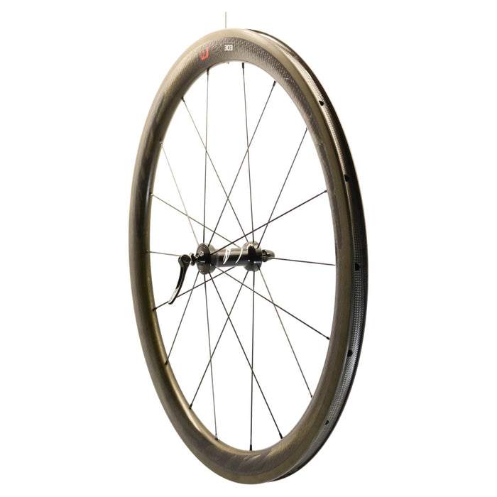 NOS Zipp 303 Firecrest Carbon Clincher Pair 10/11 Speed HG Body Black Decal