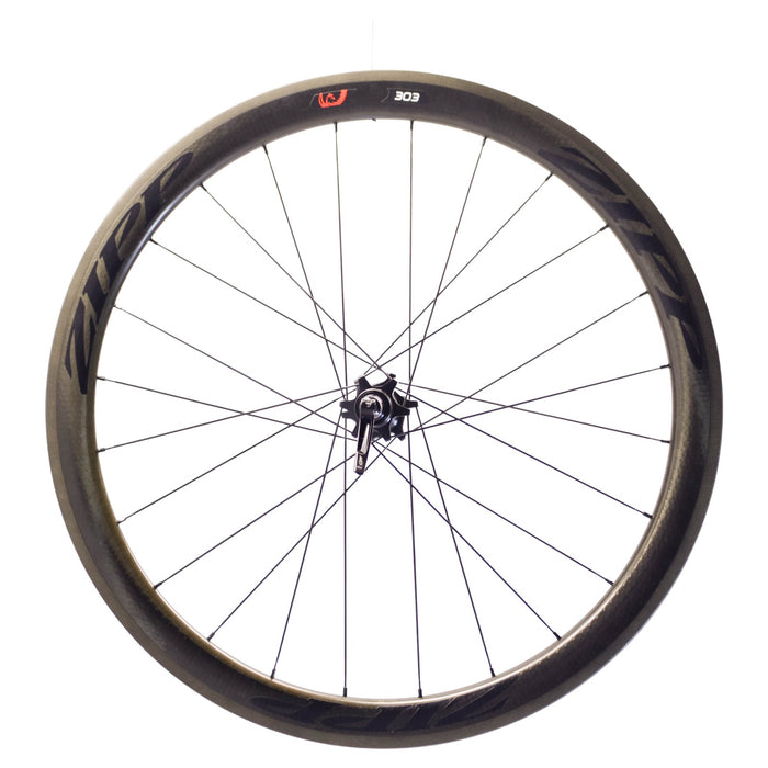 NOS Zipp 303 Firecrest Carbon Clincher Pair 10/11 Speed HG Body Black Decal
