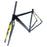 Cannondale CAADX Disc Cyclocross Frame + Fork Black Pearl Yellow Orange 46cm NOS