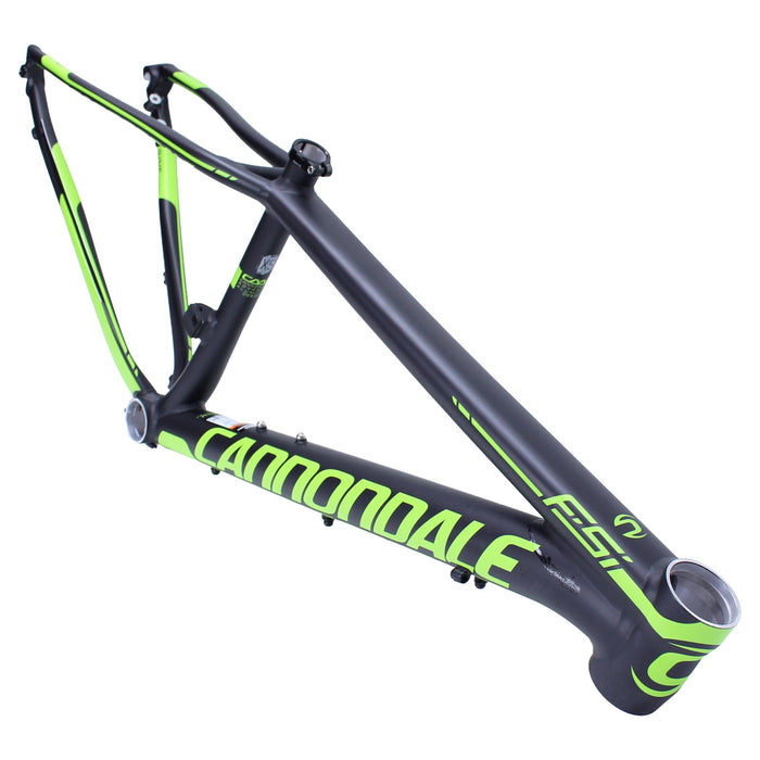 Cannondale F-Si 27.5" Aluminum Mountain Bike Frame Only BBQ Black/Green Extra Small NOS
