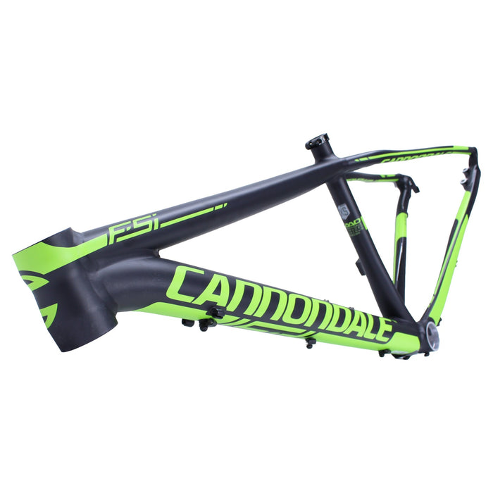 Cannondale F-Si 27.5" Aluminum Mountain Bike Frame Only BBQ Black/Green Extra Small NOS