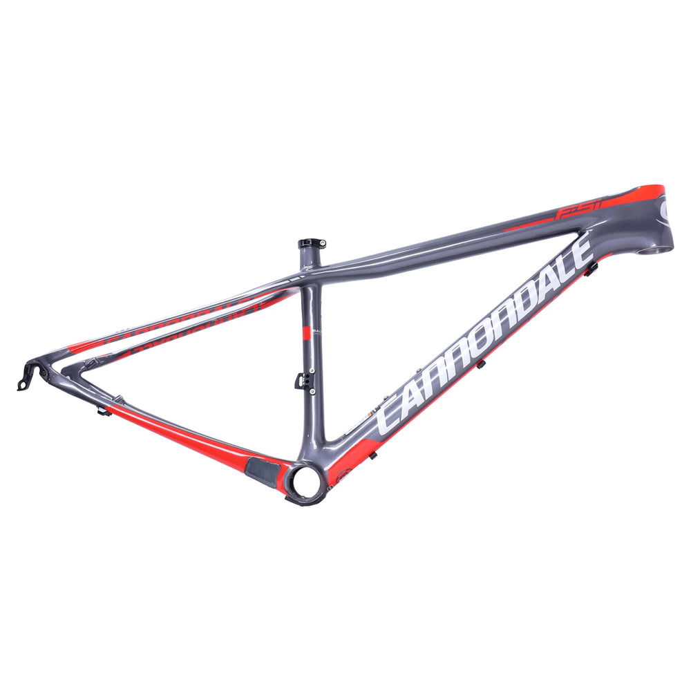Cannondale F-Si Carbon Mountain Bike Frame Only Grey/Race Red Extra Small NOS