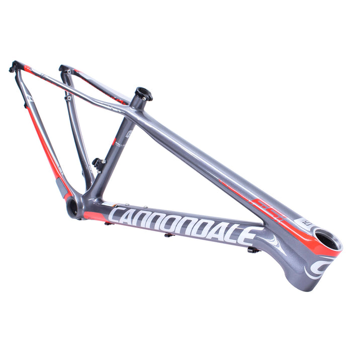 Cannondale F-Si Carbon Mountain Bike Frame Only Grey/Race Red Extra Small NOS