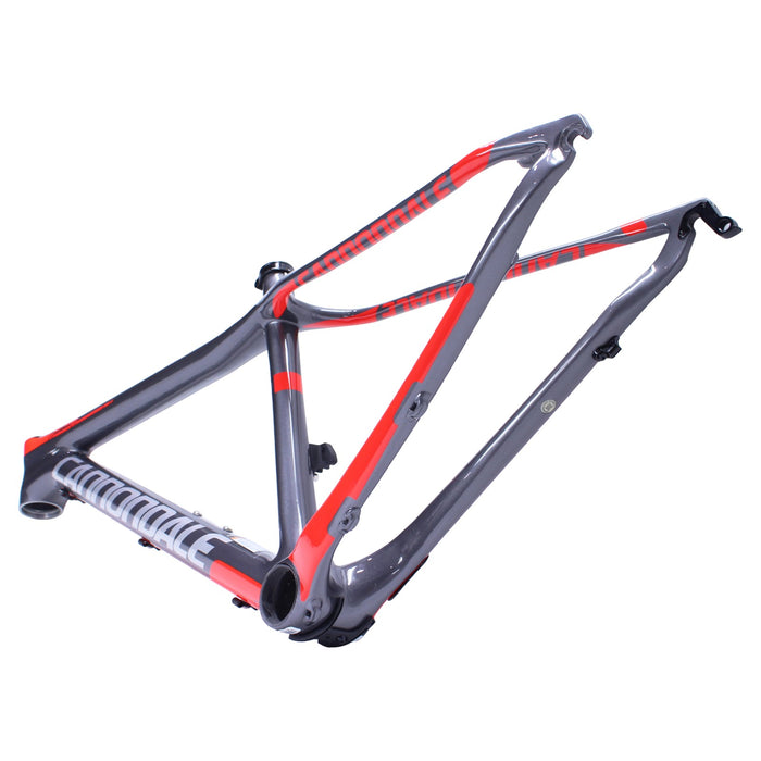 Cannondale F-Si Carbon Mountain Bike Frame Only Grey/Race Red Extra Small NOS