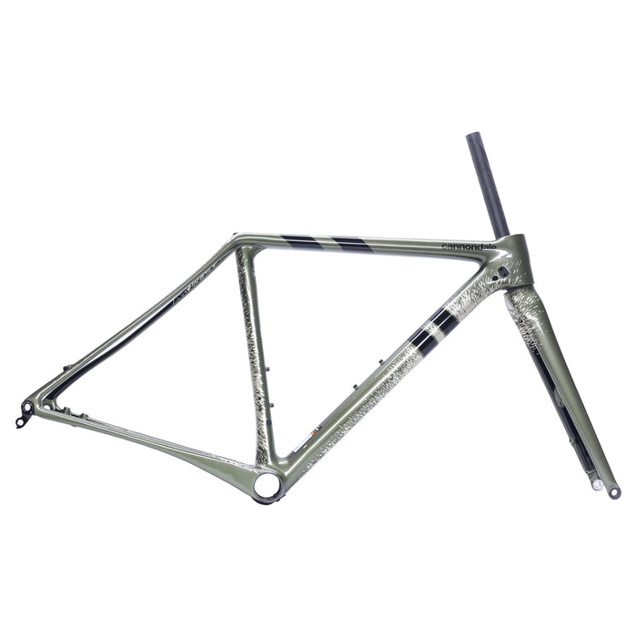 Cannondale SuperX Carbon Cyclocross Frame and Fork Green Splatter 46cm NOS