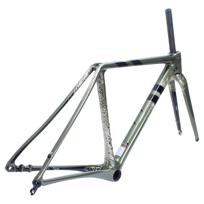 Cannondale SuperX Carbon Cyclocross Frame and Fork Green Splatter 61cm NOS
