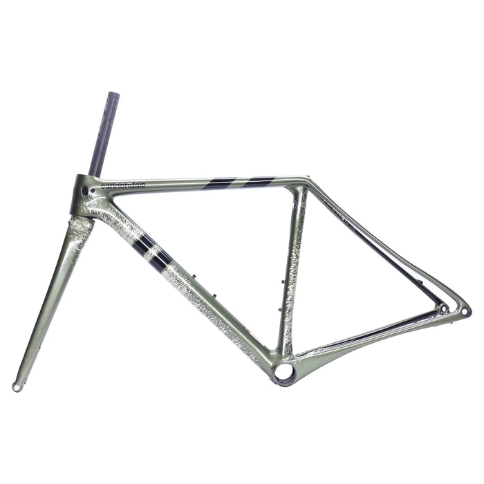 Cannondale SuperX Carbon Cyclocross Frame and Fork Green Splatter 61cm NOS