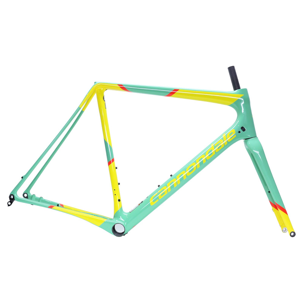 Cannondale SuperX Carbon Cyclocross Frame and Fork Mint/Yellow/Red 61cm