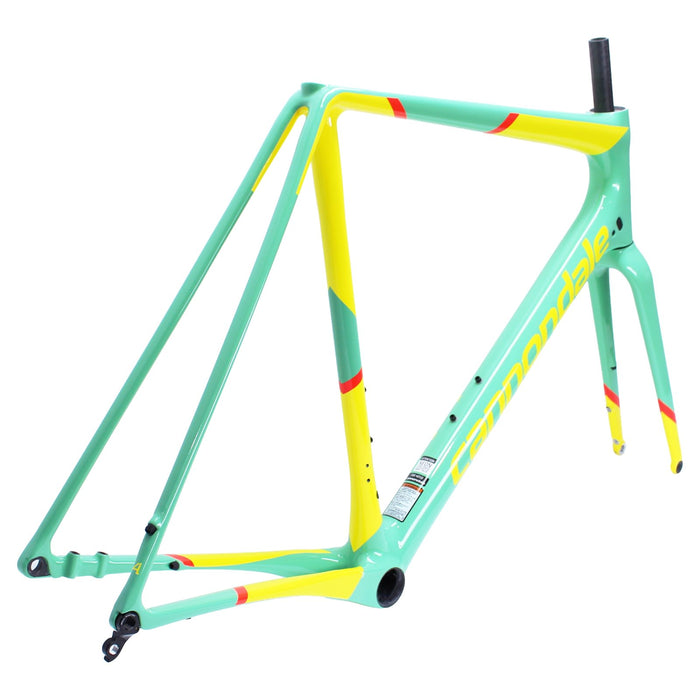 Cannondale SuperX Carbon Cyclocross Frame and Fork Mint/Yellow/Red 61cm