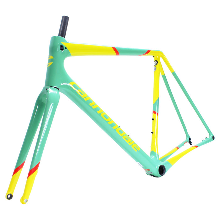 Cannondale SuperX Carbon Cyclocross Frame and Fork Mint/Yellow/Red 61cm
