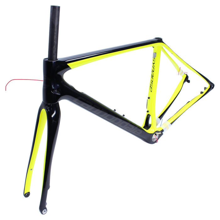 Cannondale Synapse Hi-Mod Carbon Disc Road Frame and Fork Volt Yellow 51cm NOS