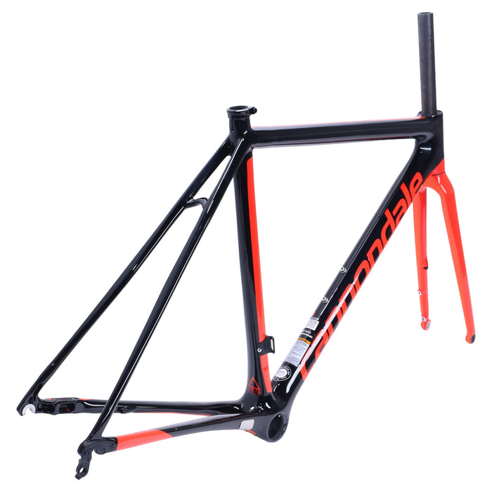 Cannondale SuperSix EVO Carbon Disc Frame and Fork Acid Red/Black 50cm NOS