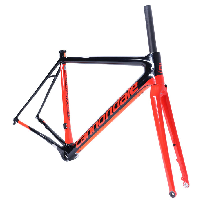 Cannondale SuperSix EVO Carbon Disc Frame and Fork Acid Red/Black 50cm NOS