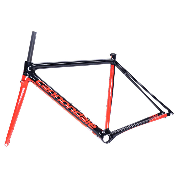 Cannondale SuperSix EVO Carbon Disc Frame and Fork Acid Red/Black 50cm NOS
