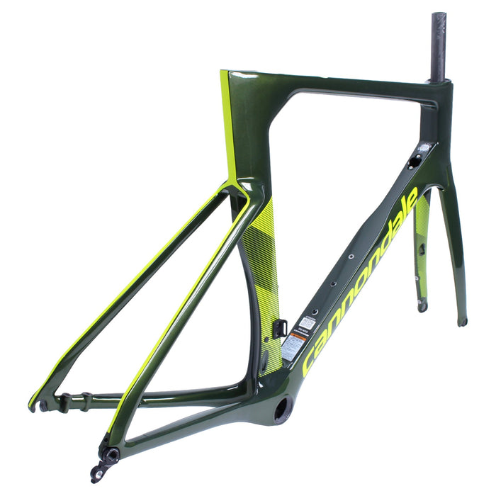 Cannondale SystemSix Carbon Disc Road Frame and Fork Vulcan Green 58cm NOS