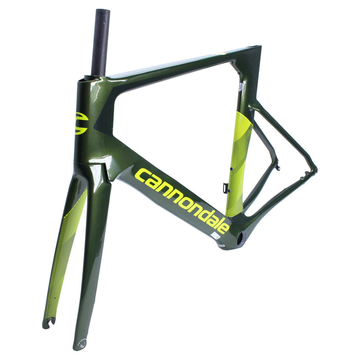 Cannondale SystemSix Carbon Disc Road Frame and Fork Vulcan Green 58cm NOS