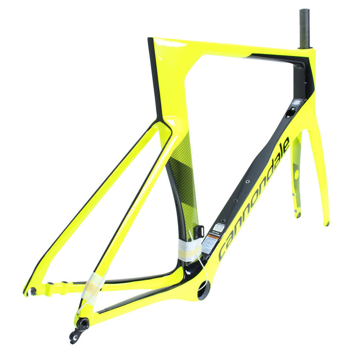 Cannondale SystemSix Carbon Disc Road Frame and Fork Voltage Yellow 60cm NOS