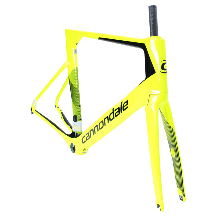 Cannondale SystemSix Carbon Disc Road Frame and Fork Voltage Yellow 60cm NOS