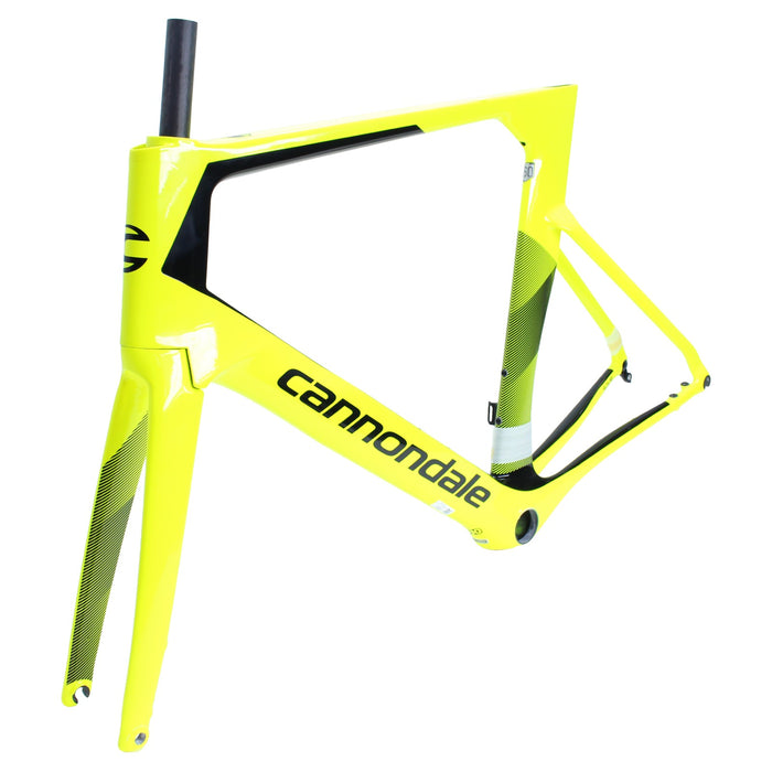 Cannondale SystemSix Carbon Disc Road Frame and Fork Voltage Yellow 60cm NOS