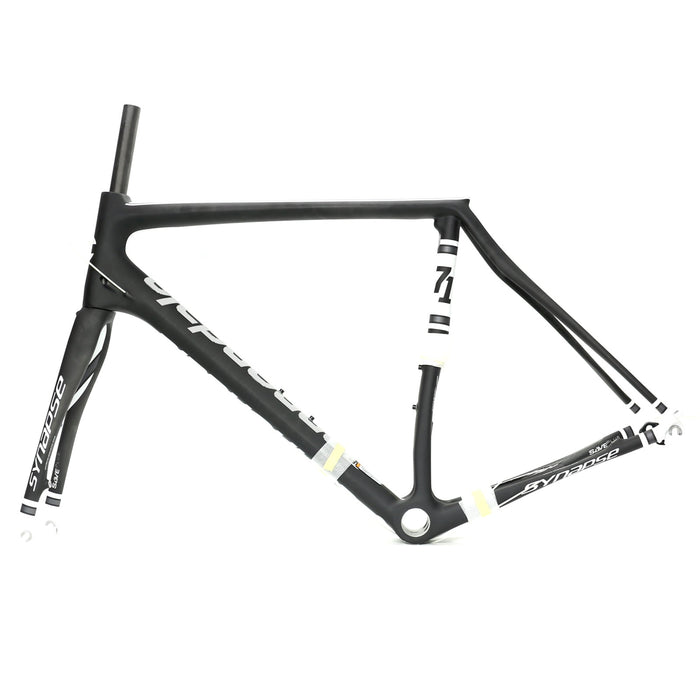 NOS Cannondale 2015 Synapse Carbon Disc Frame/Fork 54cm Matte Black w/ White