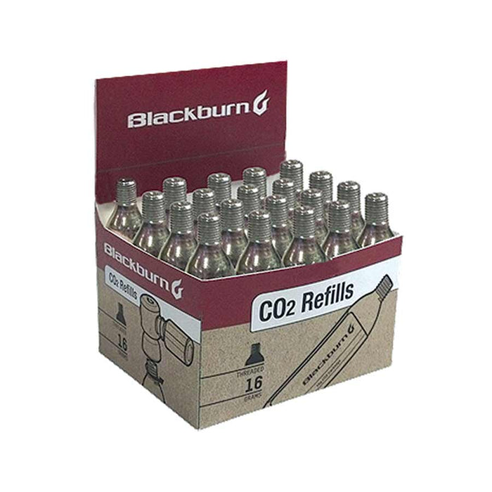 Blackburn, Co2 Cartridge, 16g, Threaded, Bulk