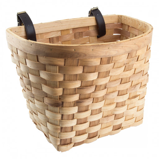 SUNLITE Wooden Classic Basket BASKET SUNLT FT WOOD/METASE/QUOIA NATURLw/STRAPS