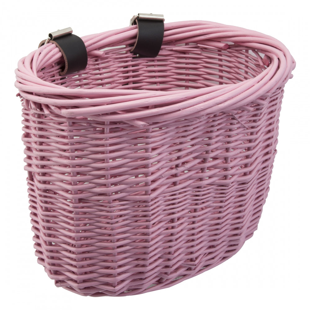 SUNLITE Mini Willow Bushel BASKET SUNLT FT WILLOW MINI PNK STRAP-ON9.75x6x7.5