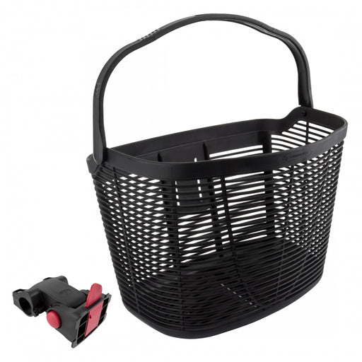 SUNLITE HD Plastic Basket QR BASKET SUNLT FT PLASTIC Q/R w/HANDLE BK w/BRACKET **MATTY BASKET**