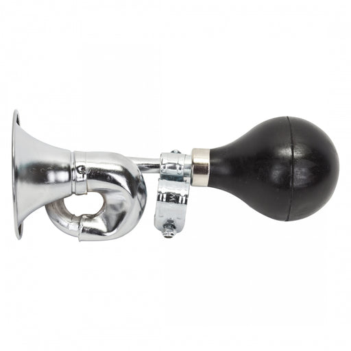 SUNLITE Bugle Squeeze Steel Bugle Chrome Bike Bell