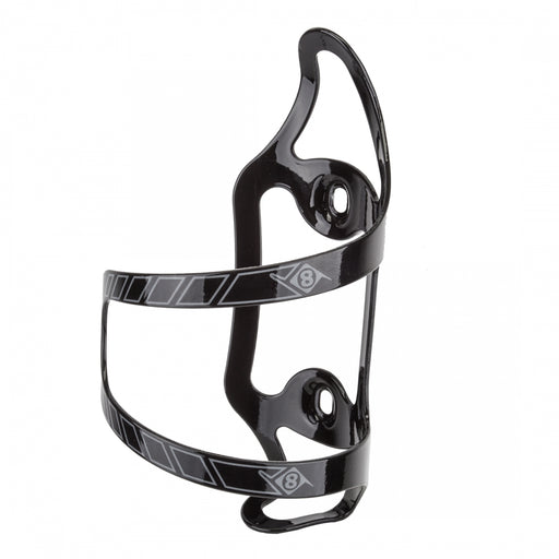 ORIGIN8 Alloy Klutch Cage Side Load Left Alloy Black/Grey Water Bottle Cage