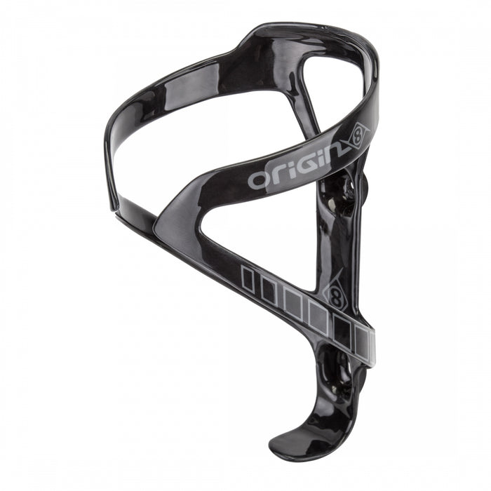 ORIGIN8 Carbon Klutch Cage Standard Carbon Black/Grey Water Bottle Cage