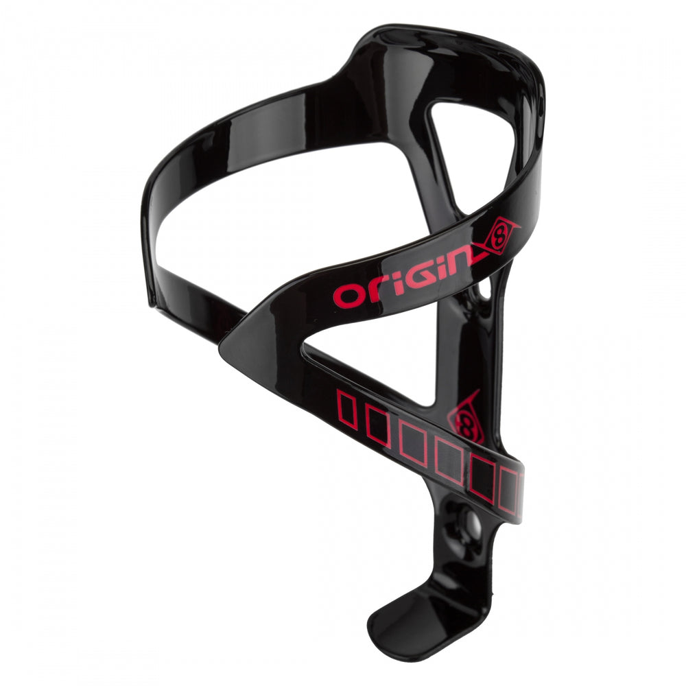 ORIGIN8 Alloy Klutch Cage Standard Alloy Black/Red Water Bottle Cage