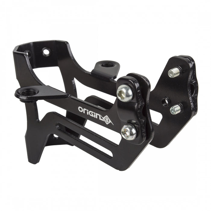 ORIGIN8 Rail Tail Saddle Storage Mount Black Saddle Rail Water Bottle Cage