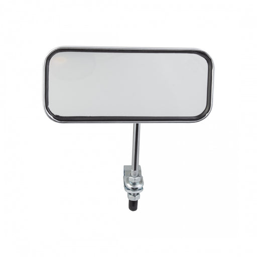 SUNLITE Rectangular Mirror Bolt-on Chrome Bicycle Safety Mirror